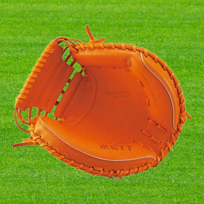 ゼット（ZETT） 爆買 硬式キャッチャーミット プロステイタス オレンジ