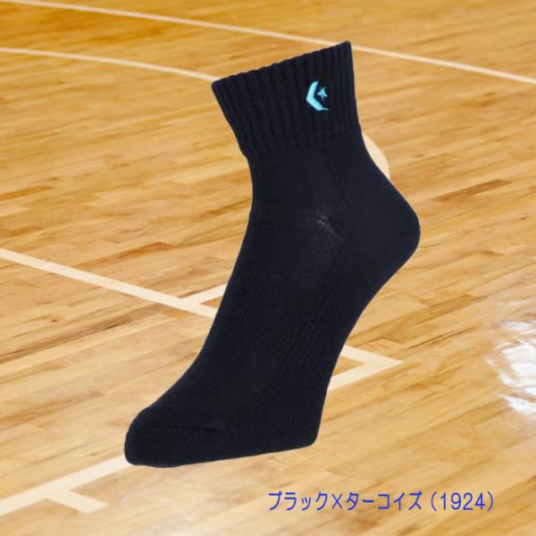 CONVERSE（コンバース） ニューアンクルソックス 靴下 ワンポイント 限定カラー バスケ スポーツ CB160069S｜onyourmark｜02