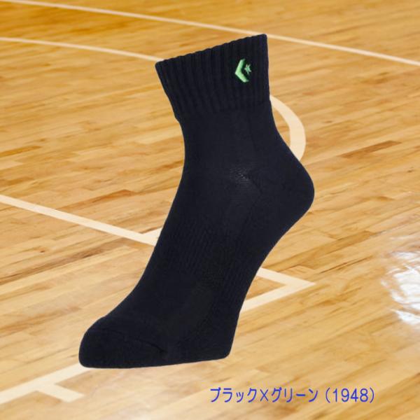 CONVERSE（コンバース） ニューアンクルソックス 靴下 ワンポイント 限定カラー バスケ スポーツ CB160069S｜onyourmark｜03