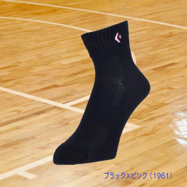 CONVERSE（コンバース） ニューアンクルソックス 靴下 ワンポイント 限定カラー バスケ スポーツ CB160069S｜onyourmark｜06