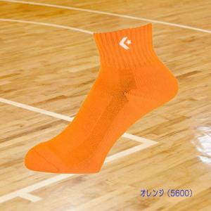 CONVERSE（コンバース） カラーアンクルソックス 靴下 ワンポイント 蛍光カラー バスケ スポ...