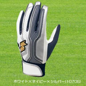 SSK バッティング手袋 両手用 カラー手袋 proedge 野球 ソフト EBG5002W