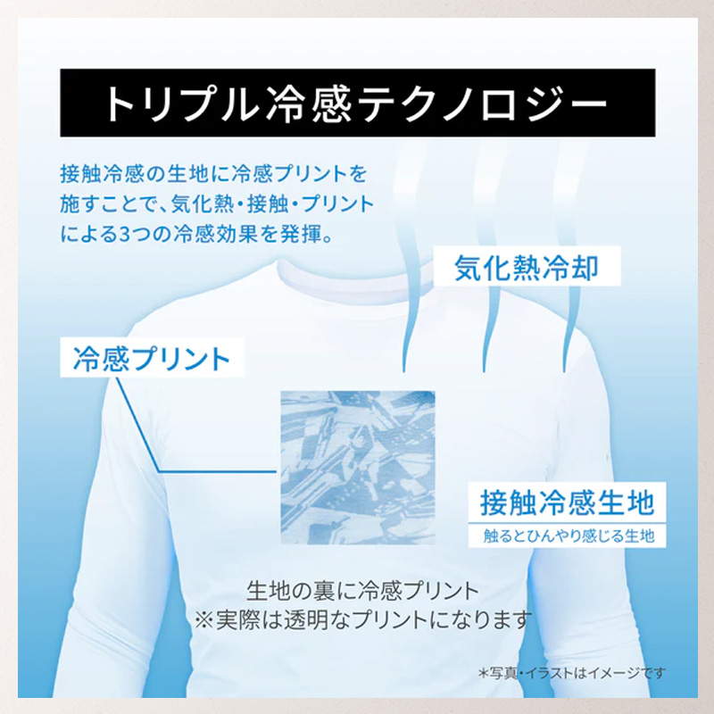 氷撃 冷感シャツ 半袖 クルーネック_03