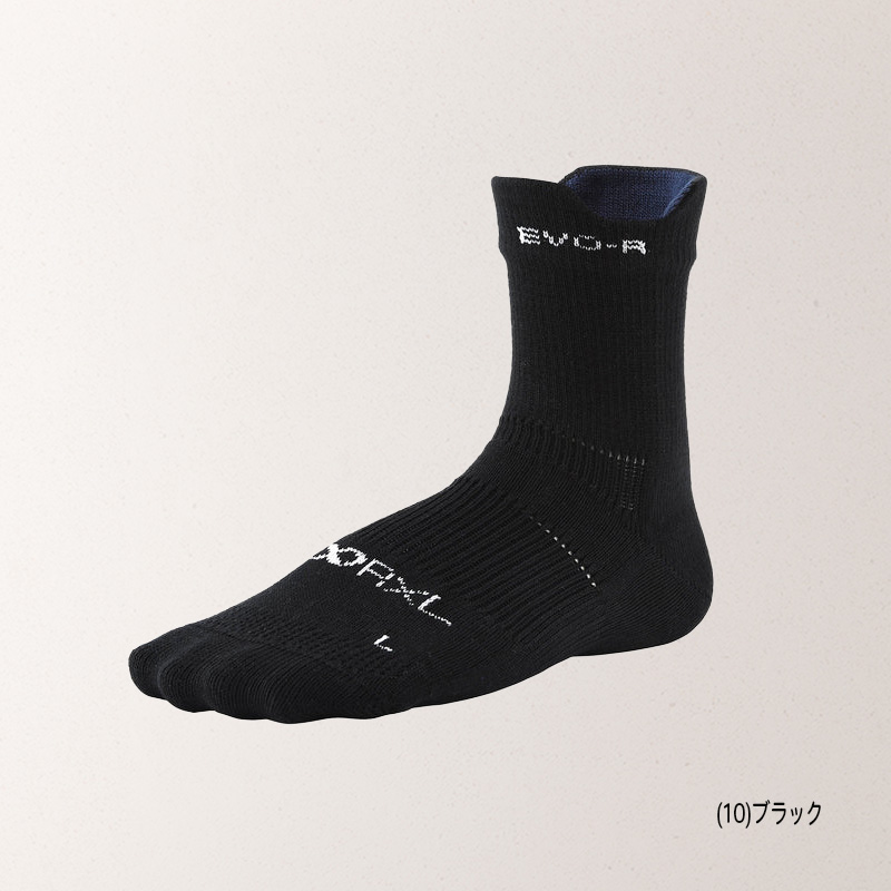 R×L EVO-RL ランニング ソックス ロング(ラウンド) 日本製 RNS1005-09