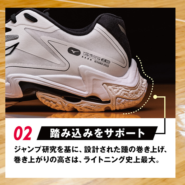 MIZUNO（ミズノ） バレーボールシューズ ウエーブライトニング Z8 MID