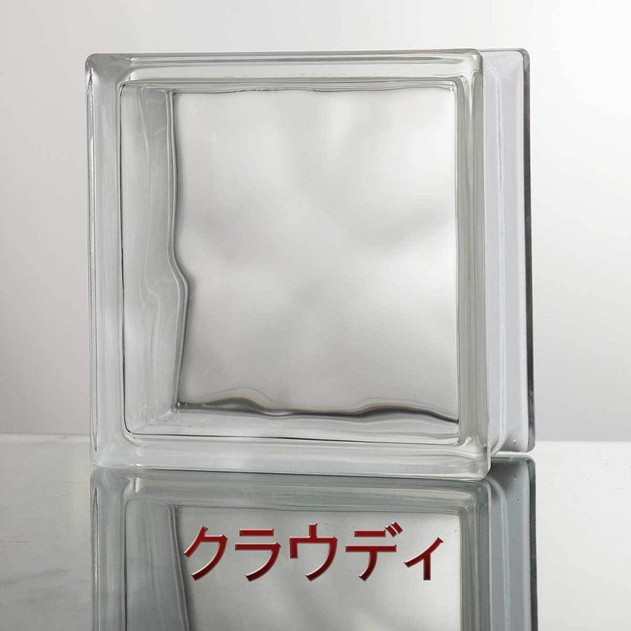 ガラスブロック 【6個セット】 デザイン16種類（クリアシリーズ） 190mm角×80mm厚｜onyx-jp｜02