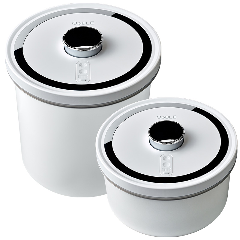 オーブル 米びつ 真空米びつ 5kg 10kg 真空保存容器 こめびつ 米櫃 電動 ライスストッカー 密閉米びつ 大容量 おしゃれ OoBLE |  | 01