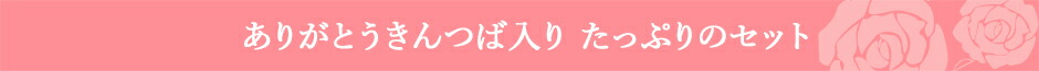 ありがとうきんつばたっぷりのきんつばセット