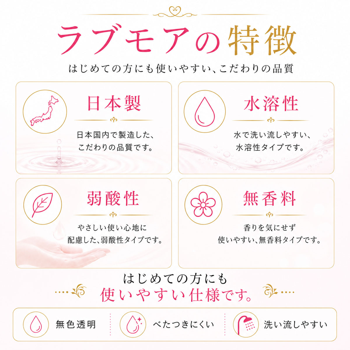 ラブモア ローション 170ml 潤滑ローション 潤活ローション 日本製