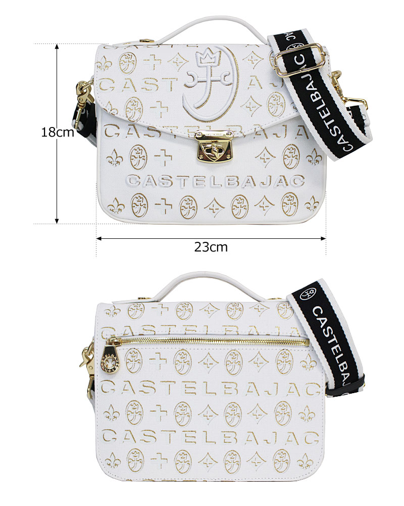CASTELBAJAC カステルバジャック 2WAY かぶせ ショルダーバッグ シテ