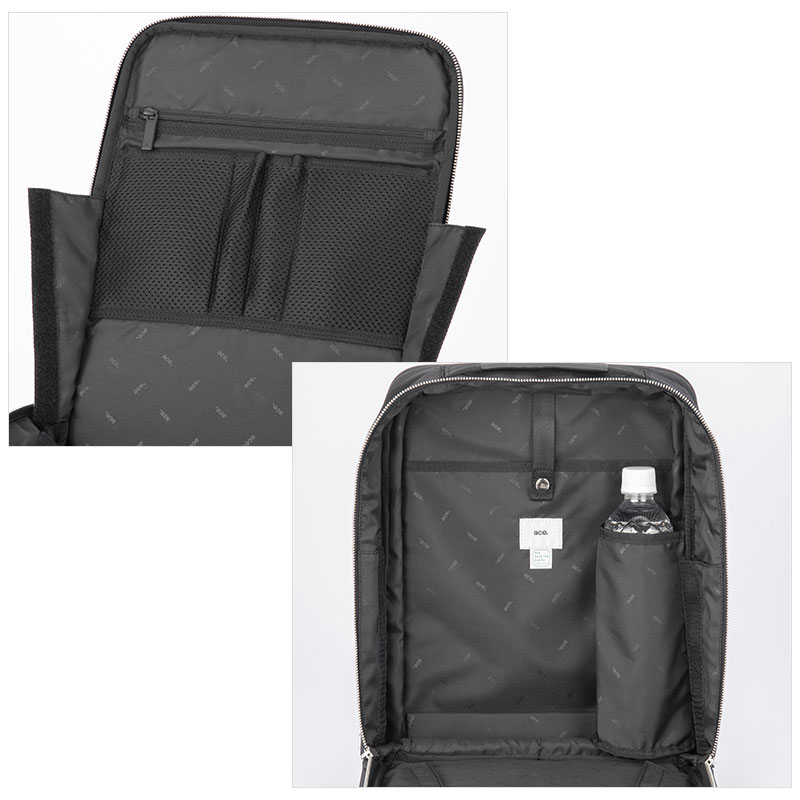 極美品　ace.GENE ガジェタブル ビジネスリュック A4 PC収納 黒 ace. GENE LABEL エースジーン ACEGENE ビジネスリュック A4 PC収納