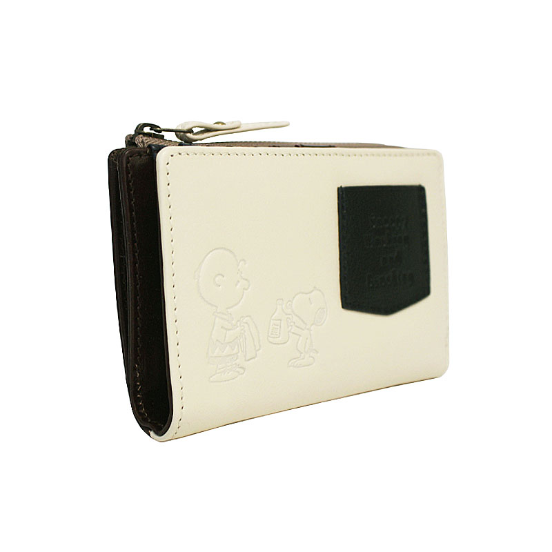 PEANUTS ピーナッツ スヌーピー SNOOPY 2つ折り財布 Washing