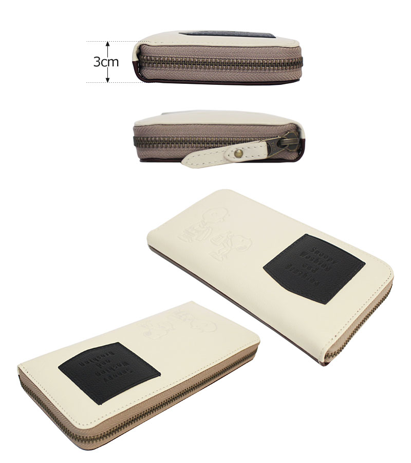 PEANUTS ピーナッツ スヌーピー SNOOPY ラウンドファスナー長財布