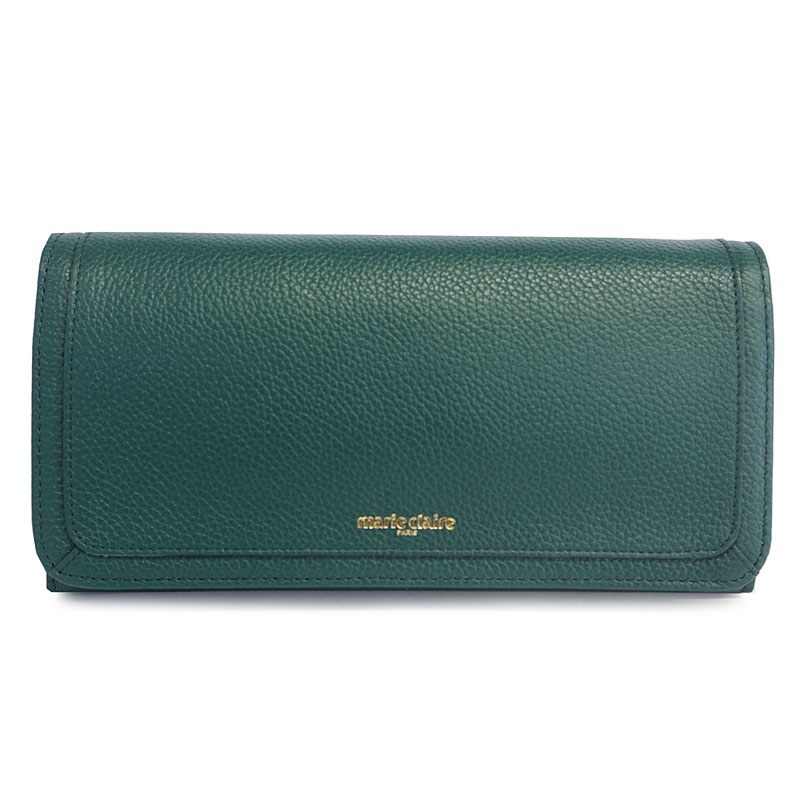 marie claire マリクレール ボタン留めかぶせ長財布 88647 : おおかわ