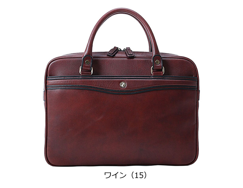 [メーカー在庫確認]ゴールドファイル GOLDPFEIL 2way ミニ ビジネスバッグ ブリーフケース A4 オックスフォード 901513 日本製 復刻版 牛革 正規取扱店の画像