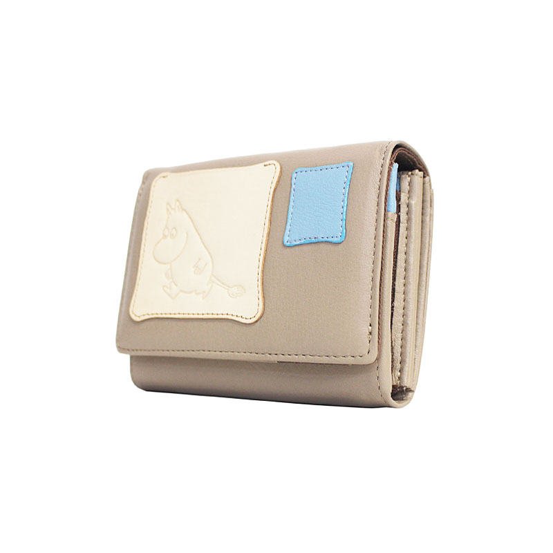 ムーミン MOOMIN  2つ折り財布  PATCH WORK パッチワーク patchwork-st   ムーミン リトルミイ スナフキン ニョロニョロ 二つ折り財布 | MOOMIN | 01