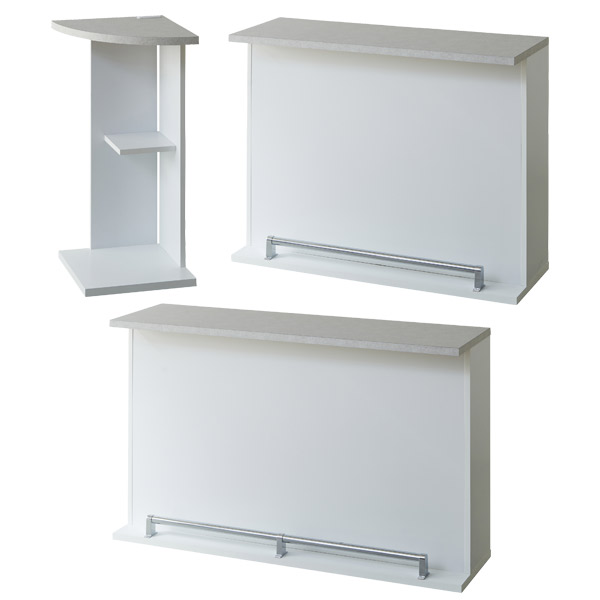 カウンターテーブル おしゃれ 幅120cm+幅150cm+コーナー ダイニング