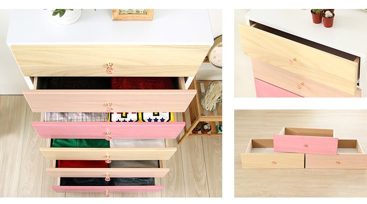 オシャレに可愛く収納 リビング用ハイチェスト 6段 幅60cm 天然木（桐） 楽天市場】ハイチェスト 60幅 6段 完成品 日本製 引き出し6個(6
