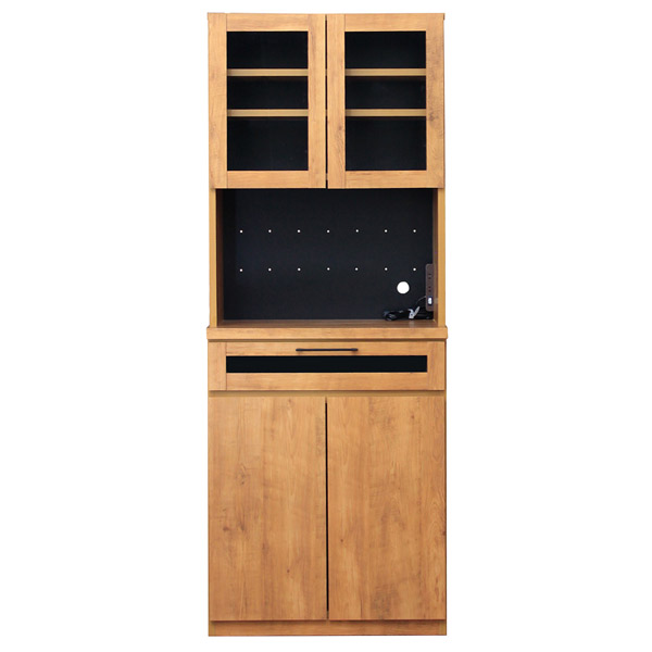 食器棚 レンジ台 コンセント付 キッチンボード 完成品 引き出し 収納