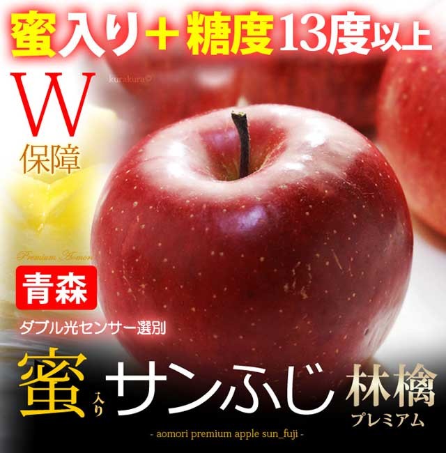 5プレミアム サンふじ りんご (約2.7kg) 青森産 サンフジ サン富士