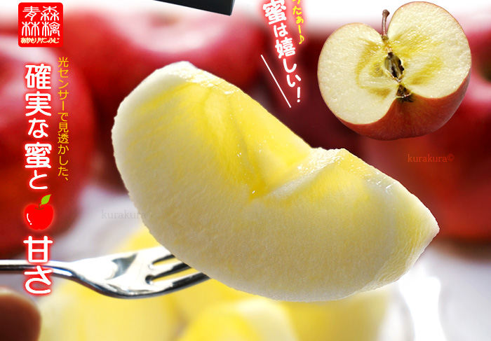 蜜入り糖度保障の青森産ふじ