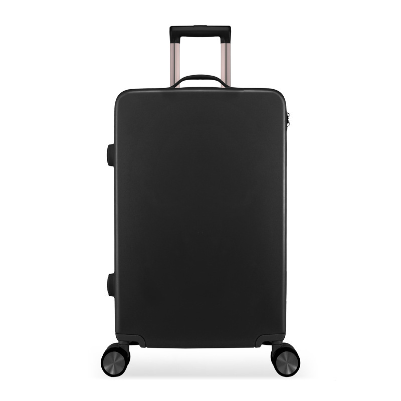 Plain cheap black suitcase