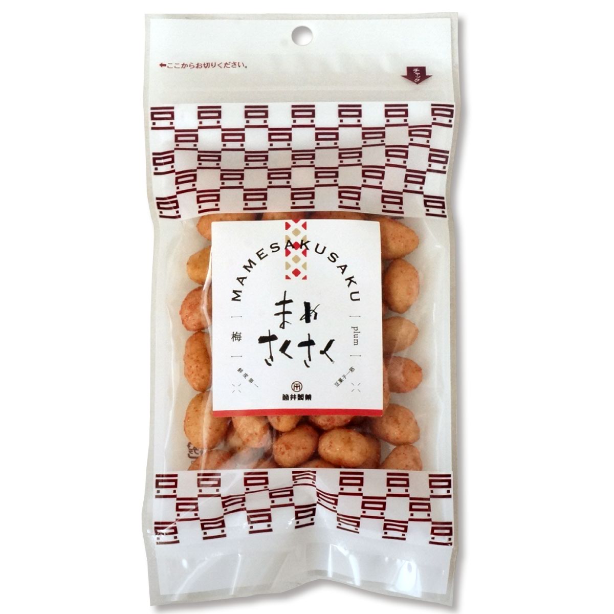 まめさくさく 梅 （ お茶うけ豆 豆菓子 梅豆 ） 70g 袋入り : 讃岐