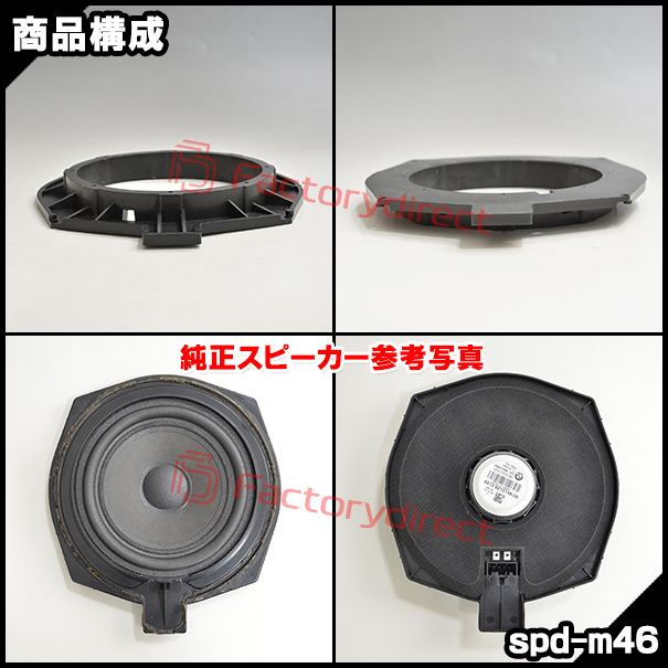 ABSインナーバッフルボードスピーカー取付金具リング