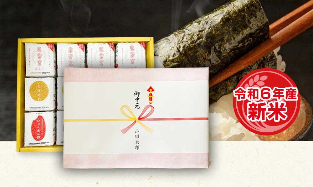 令和6年産 新米 お米 ギフト 米 300g (2合×12袋) 3種 個包装