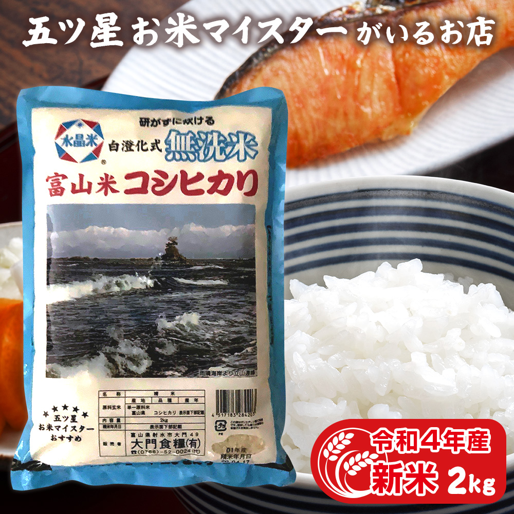 大きな取引 富山県産 新米コシヒカリ お米 10キロ 令和4年産 精米込み