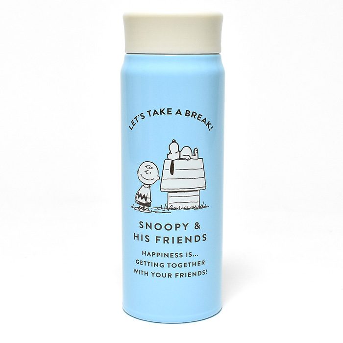 水筒 直飲み ダイレクトステンレスボトル 人気top ミニ水筒 軽い スヌーピー Snoopy ランチボックス ピーナッツ Peanuts ピクニック まほうびん 休憩