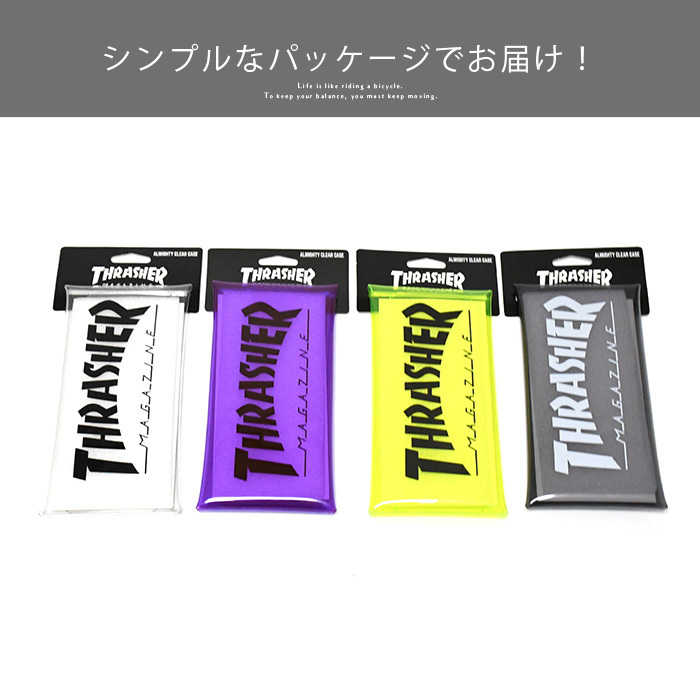 THRASHER スラッシャー PVC クリア クリアペンケース ペンケース