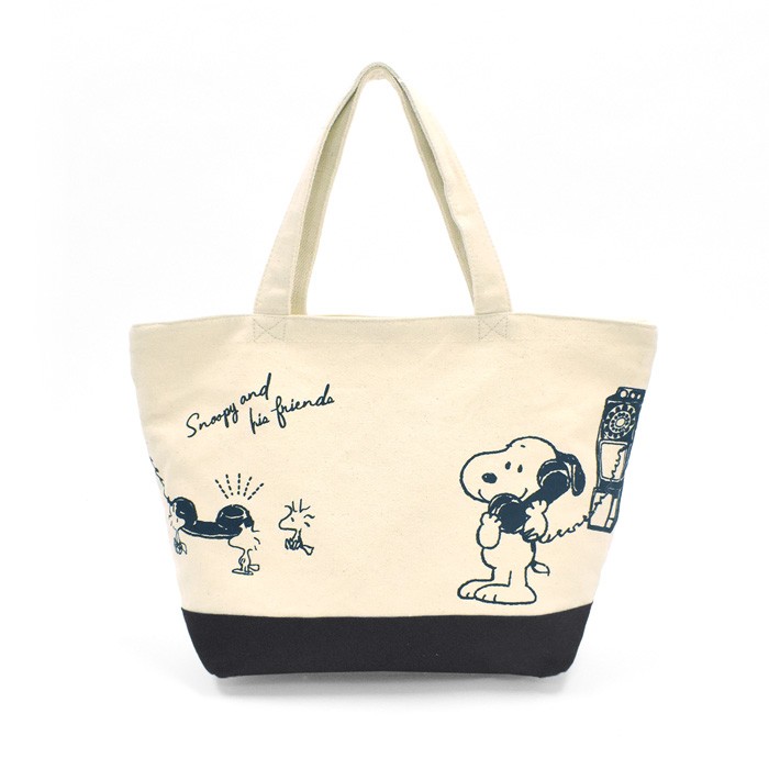 スヌーピー トートバッグ おしゃれ Snoopy メンズ レディース 帆布 ブランド 大きめ トート 通勤 通学 布 ファスナー N2 Opabinia 通販 Yahoo ショッピング