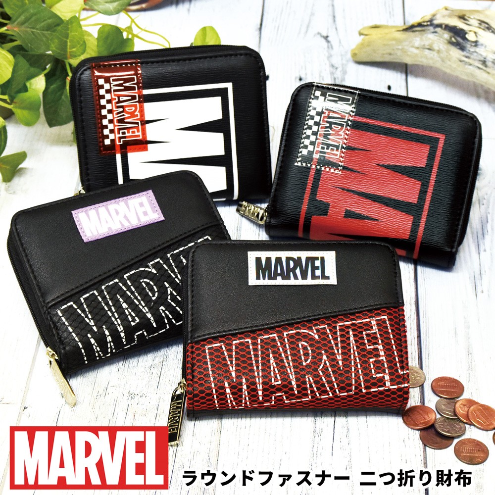 MARVEL 合皮折り財布 - 折り財布