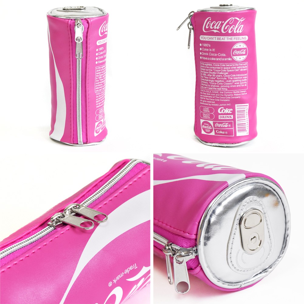 ペンケース コカコーラ Coca Cola 筆箱 おしゃれ ポーチ 缶型 ふでばこ