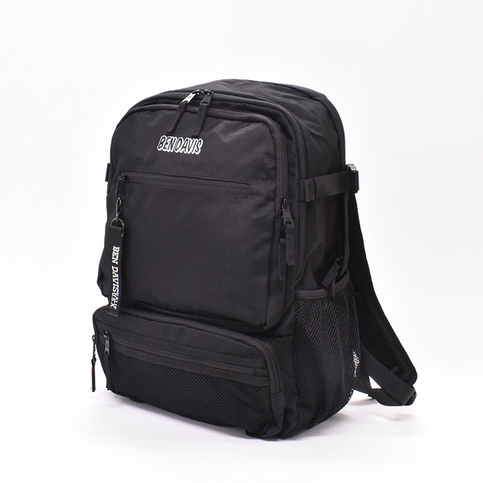 Rucksack BEN DAVIS ベンデイビス 大容量 大きい BDW-8140 2ルーム 11ポケット 25L ブラック 黒リュック リュックサック バックパック 鞄 バッグ｜opabinia｜03