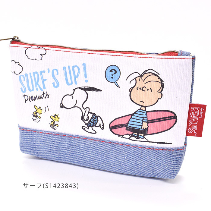 スヌーピー snoopy ペンケース キャラ キャラクター カラフル デニム