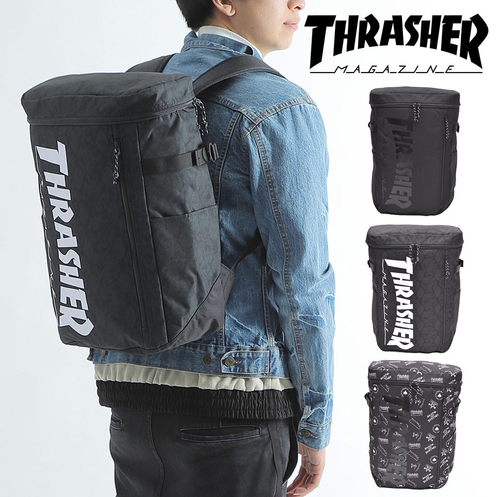 ボックス リュック スラッシャー THRASHER スケボー スケーター Skate