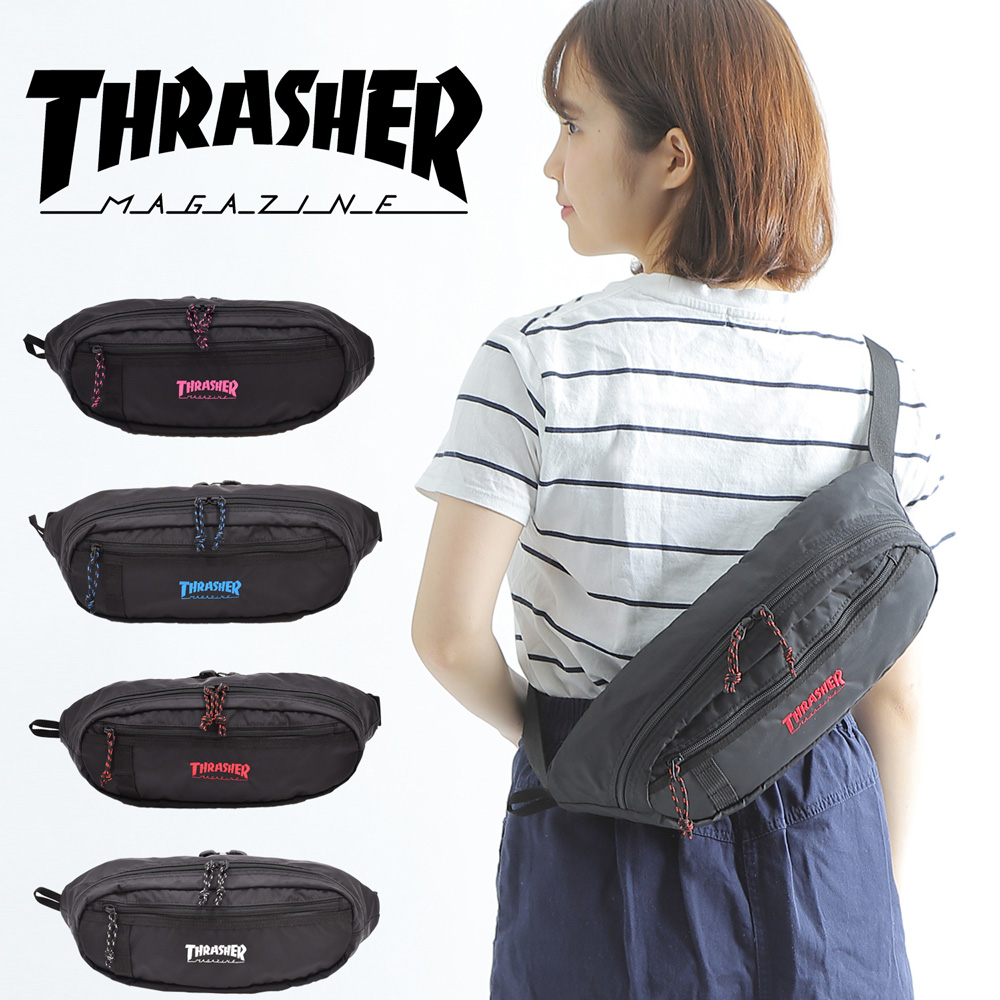 ボディバッグ スラッシャー THRASHER ウエストバッグ ウエスト