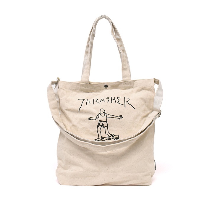 THRASHER 2way CHILL ショルダーバッグ マーク・ゴンザレスコラボ スラッシャー マーク・ゴンザレス ショルダー トートバッグ