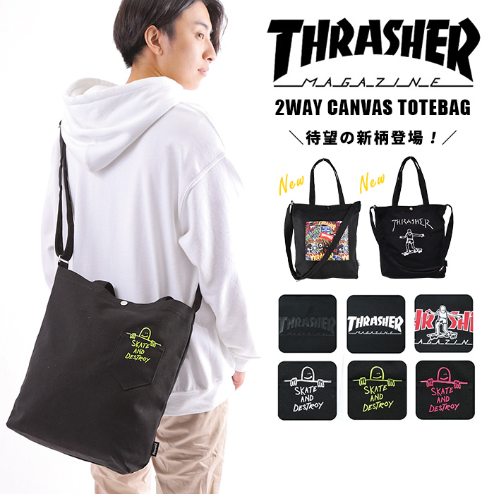 THRASHER メンズ レディース スラッシャー ショルダーバッグ メンズ 斜