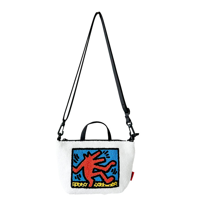 ショルダーバッグ Keith Haring サガラ刺繍ポシェット キースヘリングス レディース メンズ かわいい オシャレ かっこいい 人気 ブランド 新作 サガラ 刺繍｜opabinia｜05