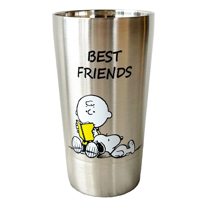 タンブラー 保温 保冷 SNOOPY 二重タンブラー 木箱入り  ビール 父の日 母の日 お酒 冷た...