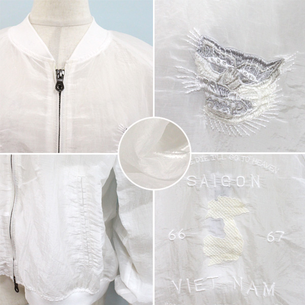CLOTH ACROSS クロスアクロス CA26S08 シアー スーベニア ブルゾン