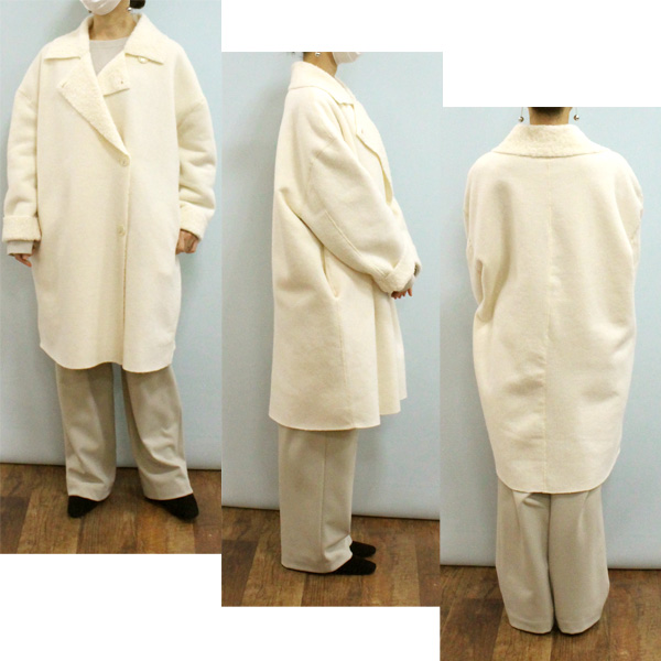 あゆです シニカル リバーシブル ニットポンチョコート 楽天市場