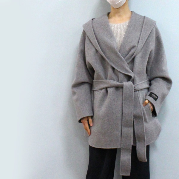 美品　ディニテコリエ　アウター　グレー Dignite collier（ディニテコリエ） 30%OFF Dignite collier ディニテ