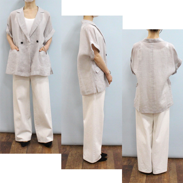 30%OFF Dignite collier ディニテ コリエ 80255316 ワイド カフス T SALE [30%OFF] Dignite collier (ディニテコリエ) ジャケット