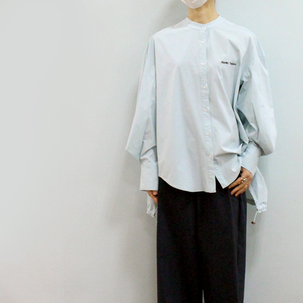 30％OFF marie d'or マリードール 24049 綿 ナイロン ブロード 裾しぼり オーバーサイズ シャツ fit=scale-down,w=1200
