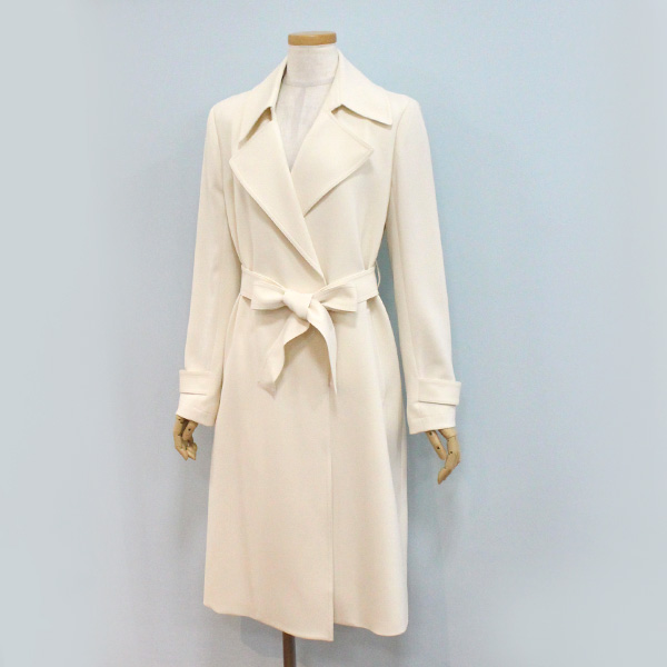 セオリー theory トレンチコート 定価9万 美品 S〜M相当 23SS Theory - Theory ダブルフェイストレンチ型コートの通販 by yu