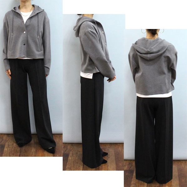 30%OFF Theory セオリー 6106005 ダブル ニット ピンタック パンツ